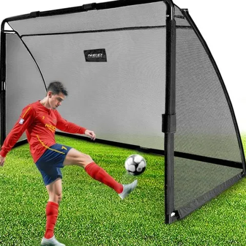 Bramka do piłki nożnej 300 x 200 x 90 cm NS-497 czarna