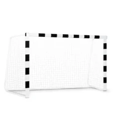 Bramka do piłki nożnej 300 x 200 x 120 cm NS-465 czarno-biała