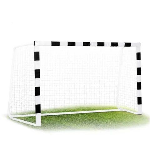 Bramka do piłki nożnej 300 x 200 x 120 cm NS-465 czarno-biała