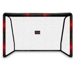 Bramka do piłki nożnej 300 x 200 x 120 cm NS-473 czarno-czerwona