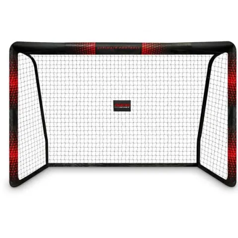 Bramka do piłki nożnej 300 x 200 x 120 cm NS-473 czarno-czerwona