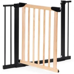BRAMKA ECOTOYS METALOWA DREWNIANA 74-100CM MONTAŻ BEZ WIERCEŃ