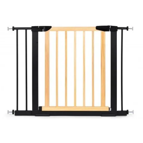 BRAMKA ECOTOYS METALOWA DREWNIANA 74-100CM MONTAŻ BEZ WIERCEŃ