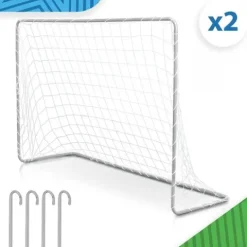 Bramka piłkarska do piłki nożnej przenośna treningowa 2 szt 183 x 122 x 61 cm NS-485