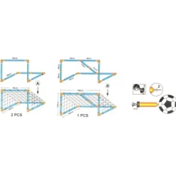 Bramka Piłkarska 180x120 Bramki do Piłki Nożnej Gra Piłka Nożna Euro 2024