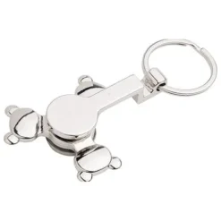 Brelok metalowy - spinner do sublimacji - Panda