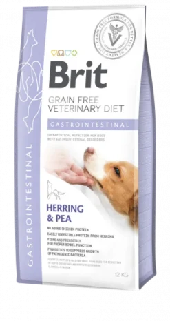 Brit Grain Free Veterinary Diet Dog Gastrointestinal Śledź Z Groszkiem 12kg