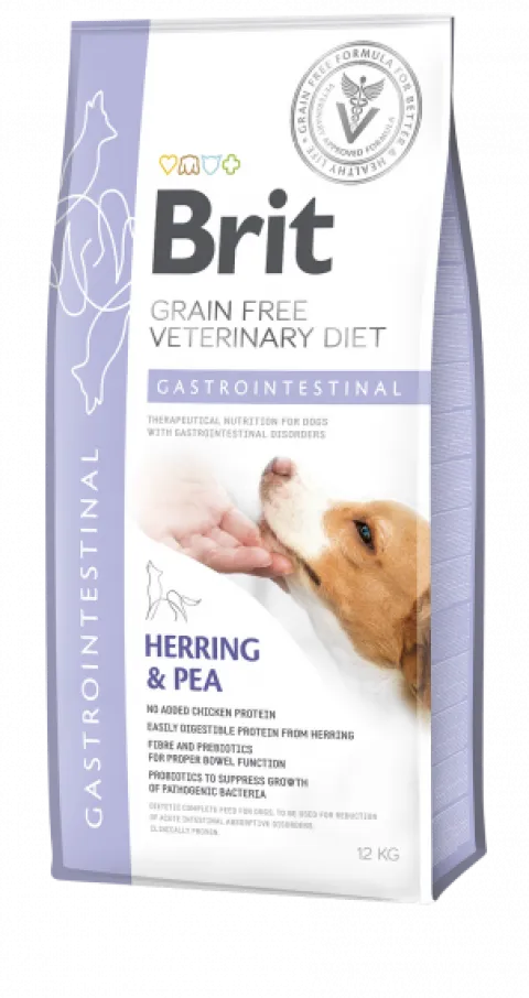 Brit Grain Free Veterinary Diet Dog Gastrointestinal Śledź Z Groszkiem 12kg