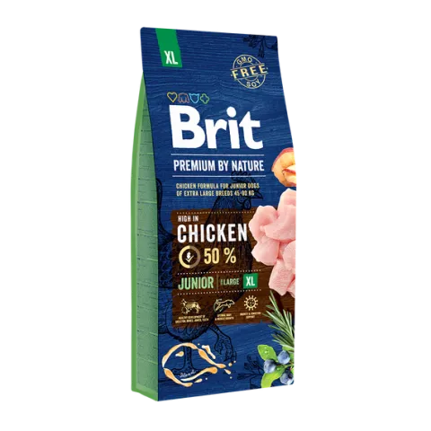 Brit Premium By Nature Junior XL Z Kurczakiem 15kg