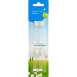 BRUSH-BABY BabySonic RBH końcówki do szczoteczki sonicznej BabySonic 4 szt.