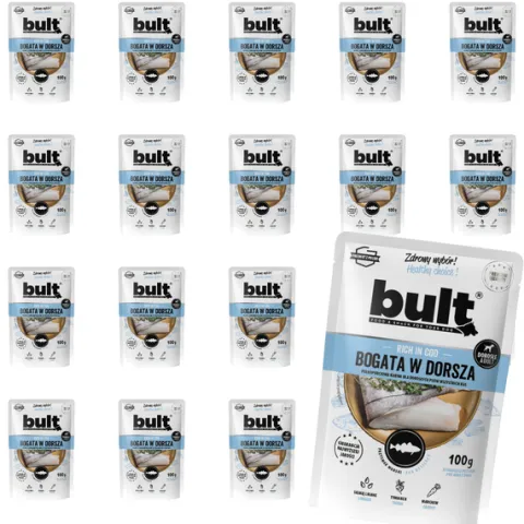 BULT mokra karma dla psa Dorsz saszetka 20x100g