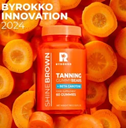 Byrokko Shine Brown Beta Carotene Żelki Wzmacniające Opaleniznę 150g
