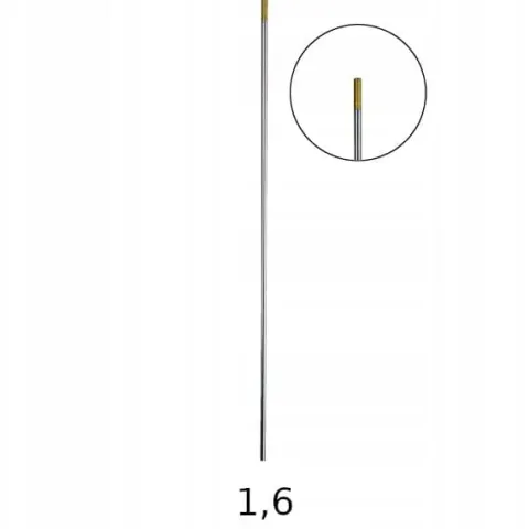 Cała paczka 10x Elektroda wolframowa TIG złota 2,4