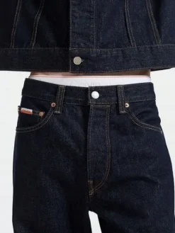 CALVIN KLEIN GRANATOWE JEANSY KIESZENIE (W36L34)