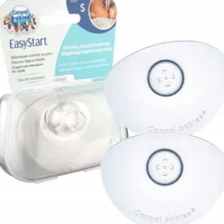 Canpol babies silikonowe osłonki piersi na sutki Rozmiar: S EasyStart 2 szt.