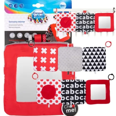 CANPOL Zawieszka do wózka/łóżeczka kontrastowa SENSORY TOYS