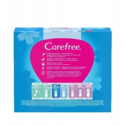 CAREFREE Cotton Fresh wkładki higieniczne świeży zapach 76szt
