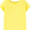 Carter's Zestaw 2-el. Rampers T-shirt Cytryny 12M