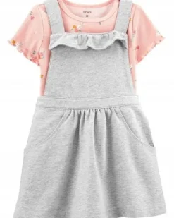 Carter's Zestaw 2-el. Sukienka T-shirt 104 4T