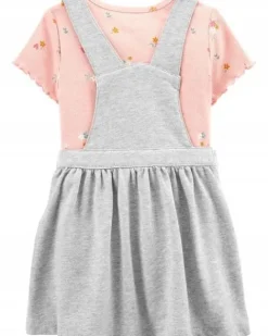 Carter's Zestaw 2-el. Sukienka T-shirt 104 4T
