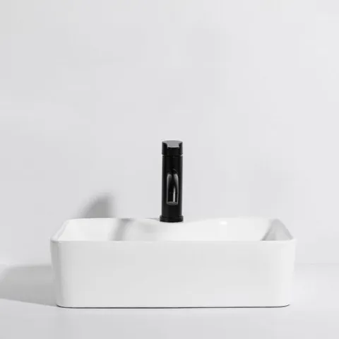 CERAMICZNA BIAŁA UMYWALKA NABLATOWA STAWIANA NA BLAT