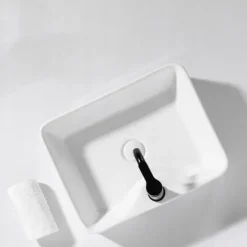 CERAMICZNA BIAŁA UMYWALKA NABLATOWA STAWIANA NA BLAT