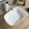 CERAMICZNA UMYWALKA NABLATOWA STAWIANA BIAŁA 46x33