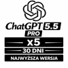 CHATGPT NAJNOWSZA WERSJA 5.5 PRO - 30 DNI DOSTĘPU CHAT GPT O1 AI CODEX x5