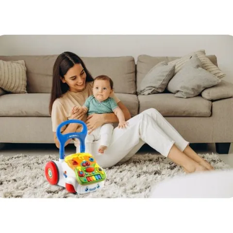 Chodzik edukacyjny z muzyką 2w1 RK-744 Ricokids biały