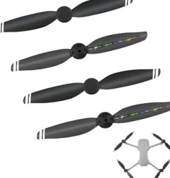 Ciche Śmigła LED 2 Pary do Mavic Air 2 Kolorowe Światła Nocne Akcesoria