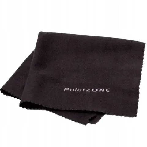 ŚCIERECZKI DO CZYSZCZENIA OKULARÓW Z MIKROFIBRY PolarZONE CZARNY 10 SZTUK