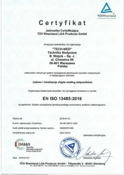 CIŚNIENIOMIERZ NADGARSTKOWY elektroniczny ARYTMIA pamięć 2x120 TECH-MED
