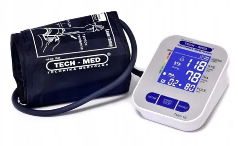 CIŚNIENIOMIERZ NARAMIENNY Z ZASILACZEM USB-C TECH-MED TMA-10 ARYTMIA ETUI