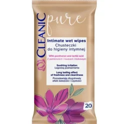 CLEANIC Chusteczki do higieny intymnej Pure 1op.-20szt