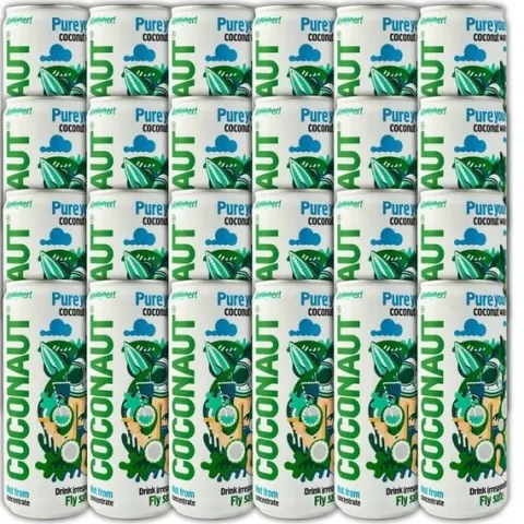 Coconaut Woda Kokosowa 24x 320ml Naturalna Naturalny Izotonik Słomki Gratis