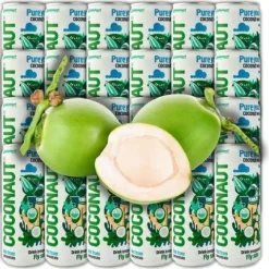 Coconaut Woda Kokosowa 24x 320ml Naturalna Naturalny Izotonik Słomki Gratis