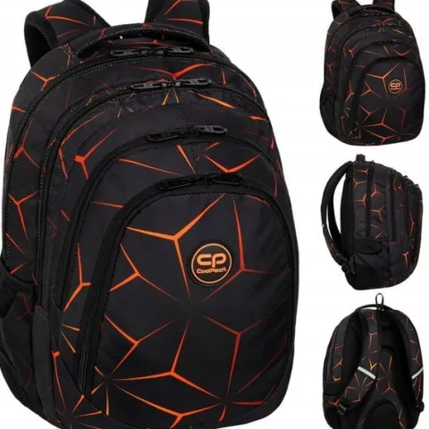 COOLPACK PLECAK SZKOLNY MŁODZIEŻOWY CZARNY 3D