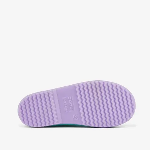 Coqui RAINY COLLAR dziecięce buty 8508-637-4402 LT. MINT/LT. LILA HERO 26