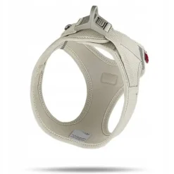 Curli Szelki Clasp Air Mesh jasnobeżowe S