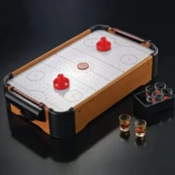 CYMBERGAJ STÓŁ do GRY AIR HOCKEY POWIETRZNY HOKEJ DLA DZIECI GRA 67cm XXL