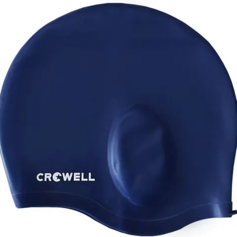 Czepek pływacki Crowell Ucho Bora granatowy kol.3 152cm