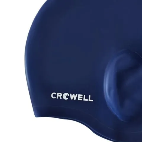Czepek pływacki Crowell Ucho Bora granatowy kol.3 152cm