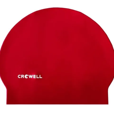 Czepek pływacki Crowell Ucho Bora srebrny kol.4 164 cm