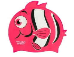 Czepek pływacki dziecięcy na basen silikonowy Zoo Nemo Aqua Speed