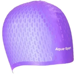 Czepek pływacki silikonowy na długie włosy na basen bąbelkowy Aqua-Sport