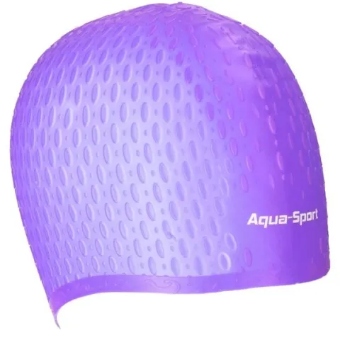 Czepek pływacki silikonowy na długie włosy na basen bąbelkowy Aqua-Sport