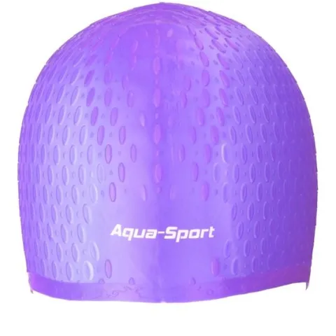 Czepek pływacki silikonowy na długie włosy na basen bąbelkowy Aqua-Sport
