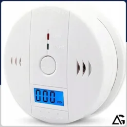 CZUJNIK CZADU GAZU WYKRYWACZ DETEKTOR TLENKU WĘGLA BEZPRZEWODOWY LCD ALARM