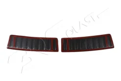 DACIA SANDERO 2PCS 2012-2019 - Listwa Czarna ABS Nakładka Zderzak Tylni T