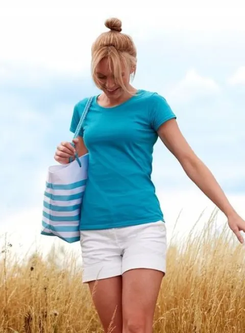 DAMSKA KOSZULKA T-SHIRT FRUIT OF THE LOOM M